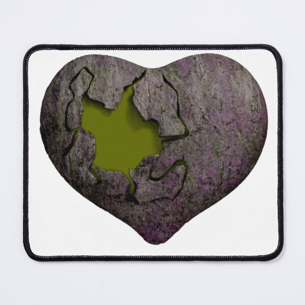 Item preview, Broken chrom dark green heart designed and sold by Alshoalla.