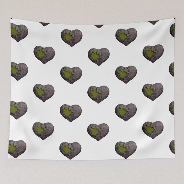 Item preview, Broken chrom dark green heart designed and sold by Alshoalla.
