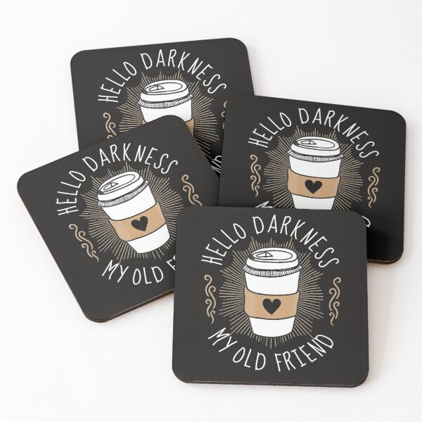 Item preview, Hello Darkness My Old Friend Coffee Lover Comic . designed and sold by MoranTyler969.