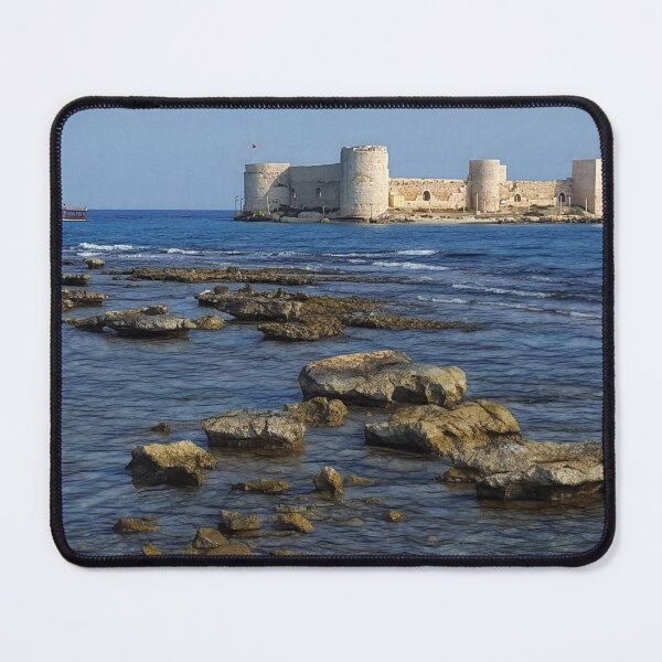 Item preview, just off shore of Turkish Mediterranean coast is Kizkalesi girl castle designed and sold by mister-john.