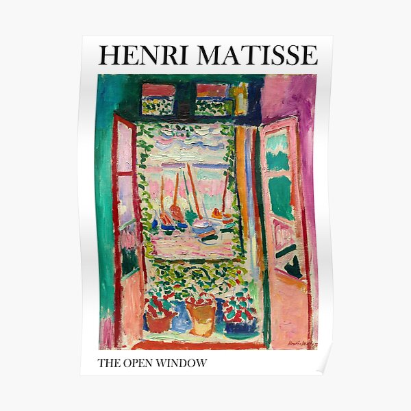 Henri Matisse The Open Window  Poster