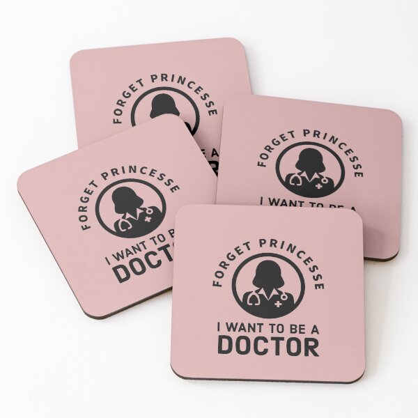 Item preview, Forget Princess, I Want to be a doctor - cute Future doctor quote designed and sold by Theleochick.