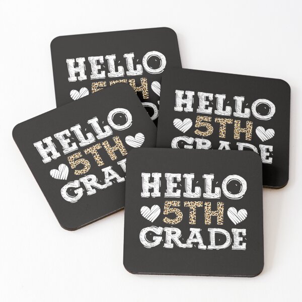 Item preview, Hello Fifth Grade Back To School 1St Day Leopard Teachers  designed and sold by MoranTyler969.