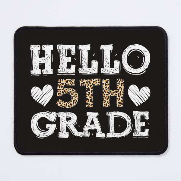 Item preview, Hello Fifth Grade Back To School 1St Day Leopard Teachers  designed and sold by MoranTyler969.