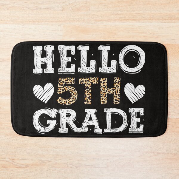Item preview, Hello Fifth Grade Back To School 1St Day Leopard Teachers  designed and sold by MoranTyler969.