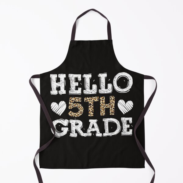 Item preview, Hello Fifth Grade Back To School 1St Day Leopard Teachers designed and sold by MoranTyler969.