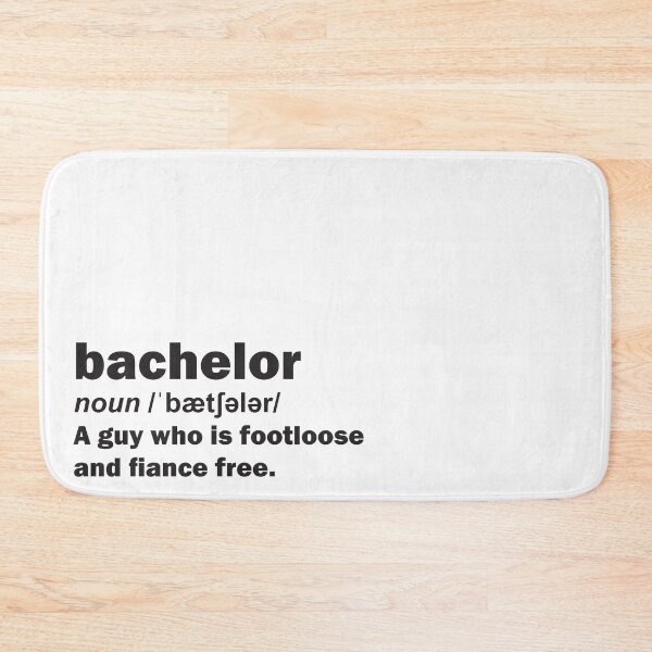 Item preview, Bachelor - Funny Definition designed and sold by Rhu Creations.