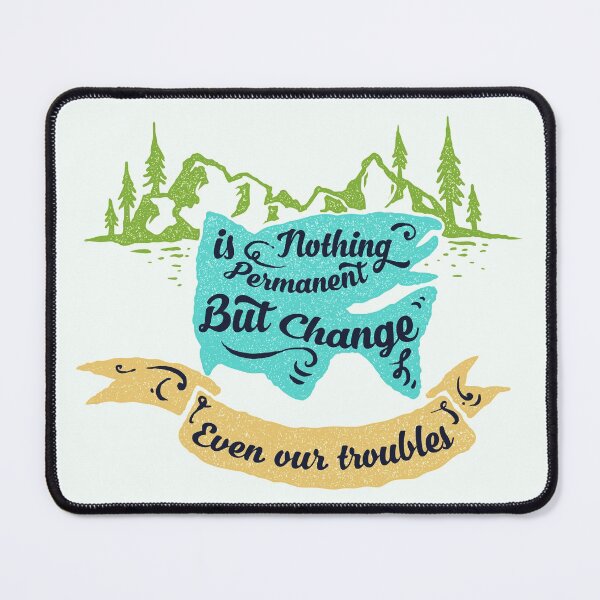 Item preview, Nothing is Permanent, but change designed and sold by Sod0ku.