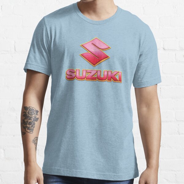 "Suzuki Logo Cool Pink And Yellow Funky Car And Motorcycle Tuning" T