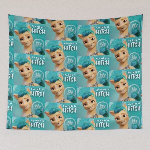 Item preview, Say hello to Hitch from My little pony - a new generation (2021) designed and sold by Funny-Quote.