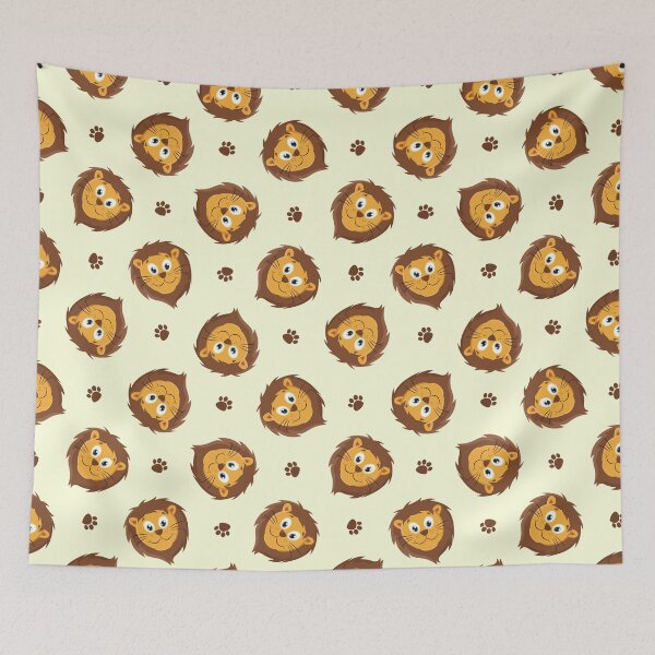 Item preview, Adorable Lion Pattern designed and sold by Darshan Modi.