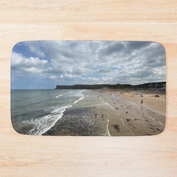 Item preview, NDVH Saltburn Beach - Hunt Cliff - Wide angle (2021) designed and sold by Nik’s T-Shirts.