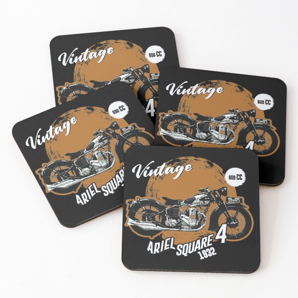 Item preview, VINTAGE MOTORCYCLE | ARIEL 1932 SQUARE FOUR 600CC | BIKER COLLECTION designed and sold by tamilstickers.