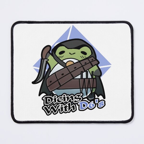Item preview, DnD Rogue Frog Dicing with D6's designed and sold by Monstralgam.