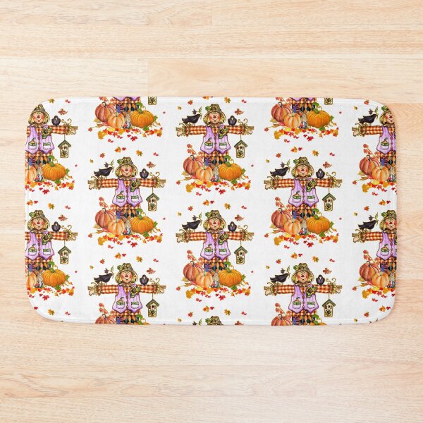 Item preview, Scarecrow Autumn Hello Fall Pumpkin Thanksgiving Halloween Shirt designed and sold by FirstTouch.