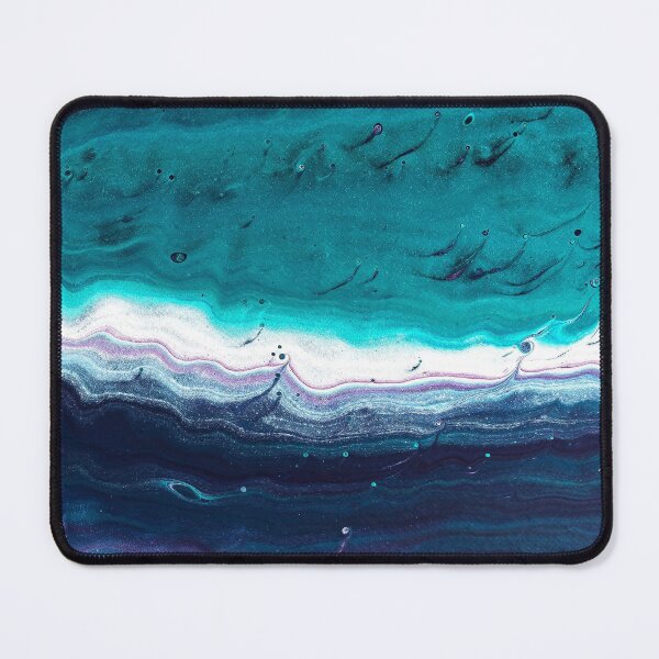 Item preview, Blue and turquoise sand waves designed and sold by MarcoPolok.