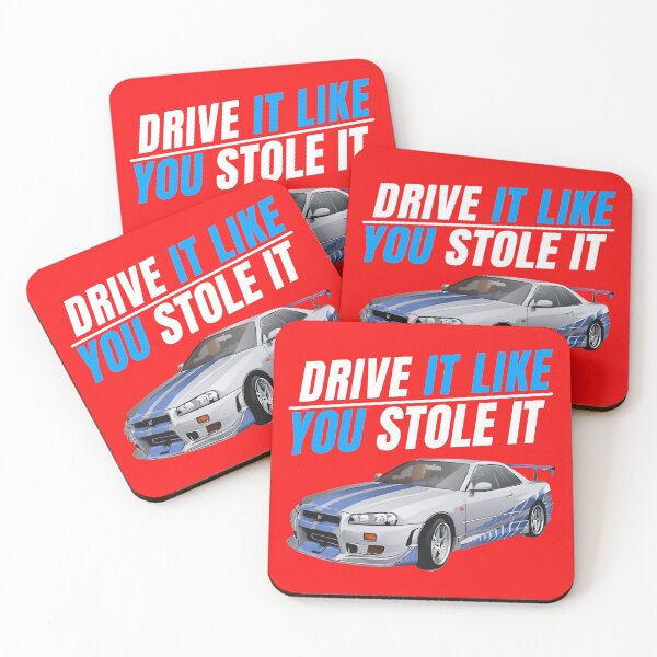 Item preview, Drive it like You stole it { fast and furious Paul walker's Skyline } designed and sold by MOTOSHIFT.
