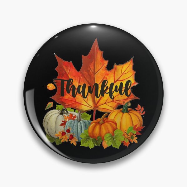Item preview, Happpy Thanksgiving Day Autumn Fall Maple Leaves Thankful designed and sold by FirstTouch.