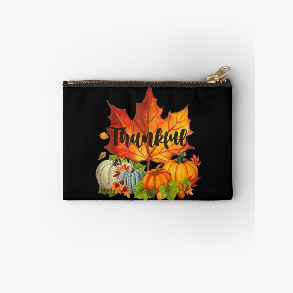 Item preview, Happpy Thanksgiving Day Autumn Fall Maple Leaves Thankful designed and sold by FirstTouch.
