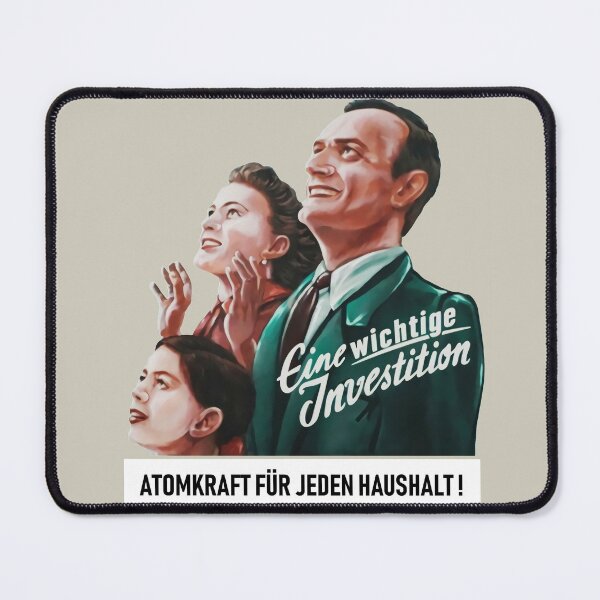 Item preview, Atomkraft für jeden Haushalt - Eine wichtige Investition - Dark Poster designed and sold by MarcoPolok.