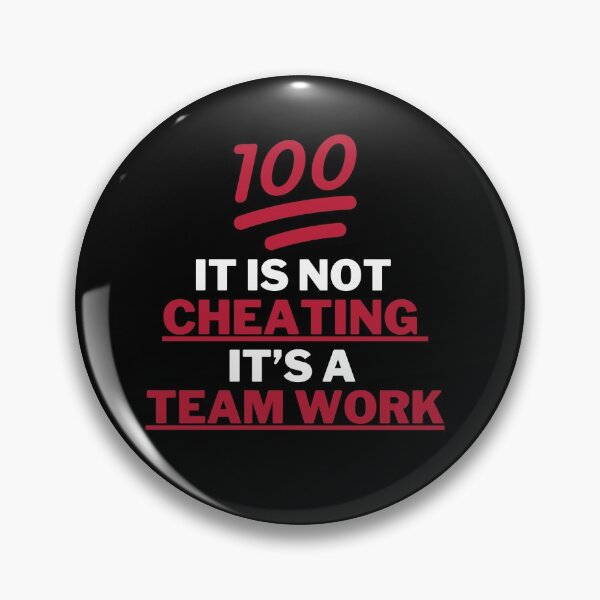 Item preview, [Quotes] - It is not cheating It's a teamwork (Ver.1) (Black color) designed and sold by PeterMun1007.