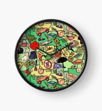 Gilmore Girls Pattern Clock