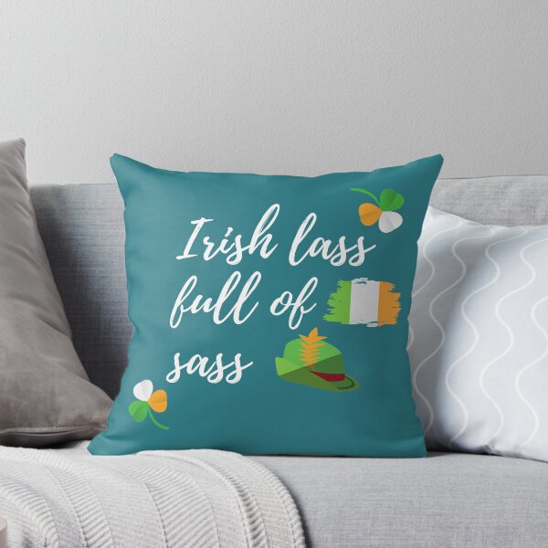 Item preview, Irish Lass Full of Sass designed and sold by Lorify.