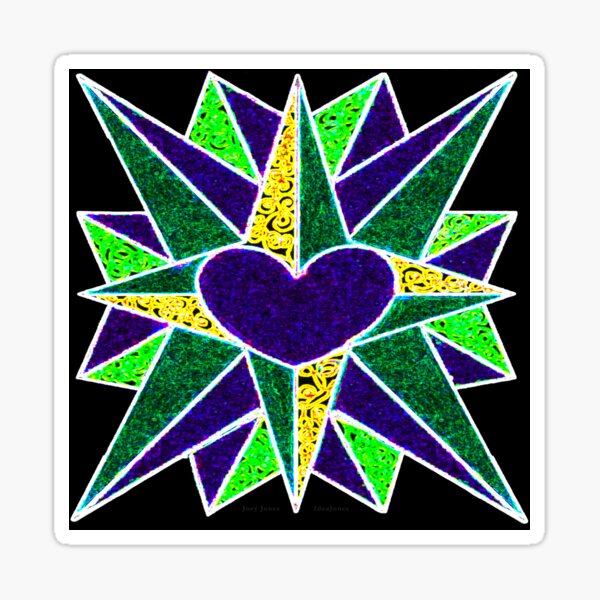 Item preview, Dark Star Heart by IdeaJones designed and sold by IdeaJones.