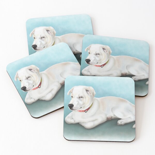 Item preview, White dog realistic designed and sold by wannapohn.
