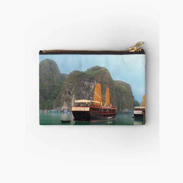 Item preview, "Indochina Sails" sailing the waters of Ha Long Bay, North Vietnam designed and sold by Bev Pascoe.