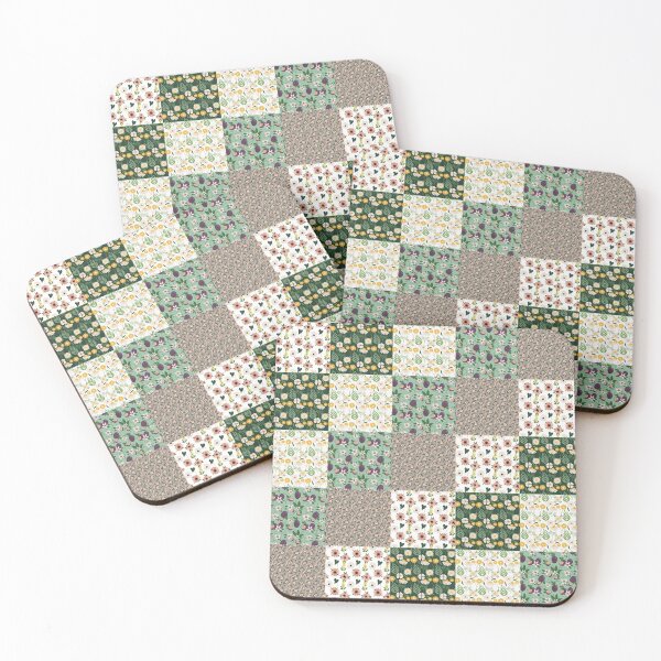 Item preview, Flowery Vintage Patchwork designed and sold by yyolka.