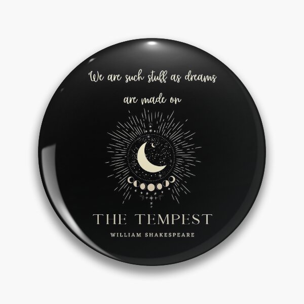 Item preview, The Tempest William Shakespeare Quote 'We are such stuff...' designed and sold by Rebel Misfits.