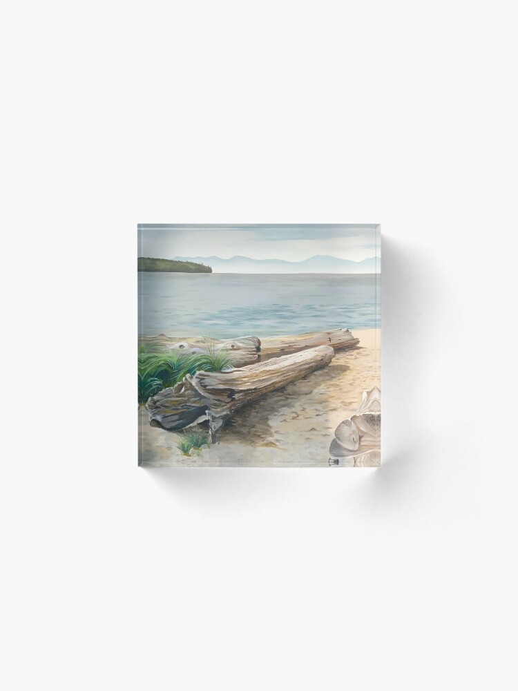 Thumbnail 2 of 5, Acrylic Block, Ambleside Beach designed and sold by jknowles.
