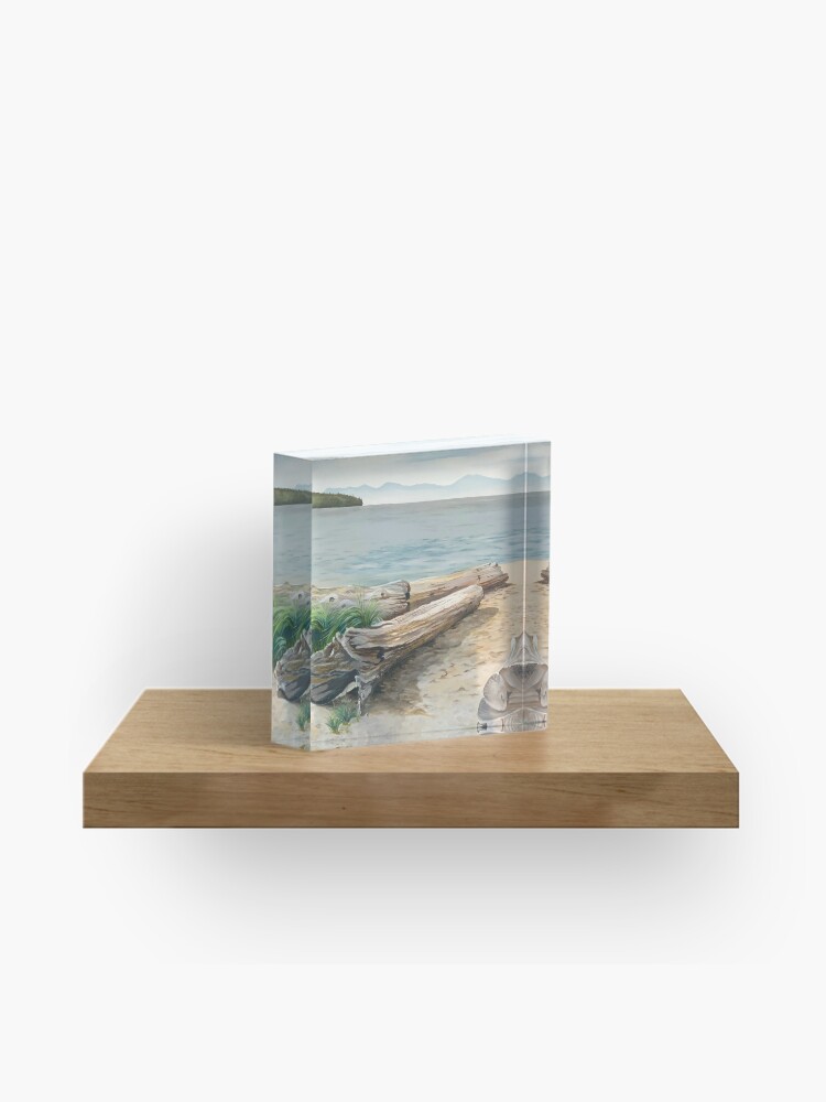 Thumbnail 1 of 5, Acrylic Block, Ambleside Beach designed and sold by jknowles.