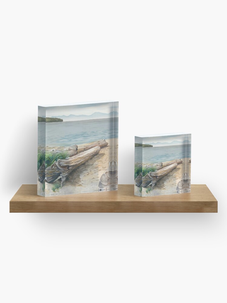Thumbnail 4 of 5, Acrylic Block, Ambleside Beach designed and sold by jknowles.