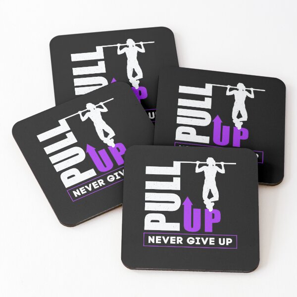 Item preview, Calisthenics Never Give Up Only Pull Up designed and sold by StrongShirts.
