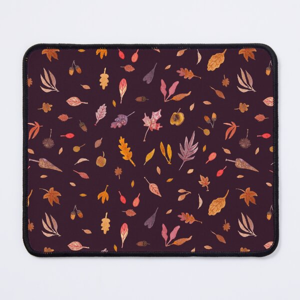Item preview, Tiny Autumn Leaves - Maroon Variant designed and sold by Danelle Malan.