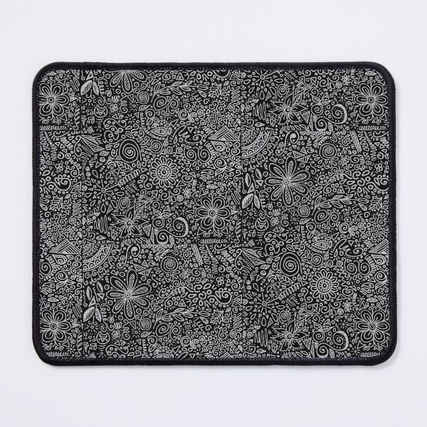 Item preview, Black and silver doodles designed and sold by RedRoseSkull.
