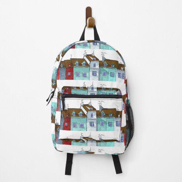 Item preview, Colored small houses hand-drawn  designed and sold by Mirosi-S.