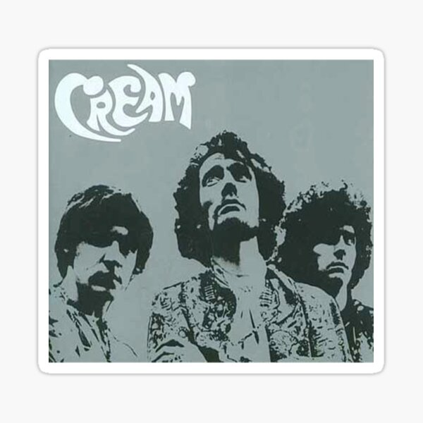 Cream band psychedelic album cover  Sticker for Sale by ShayMcG