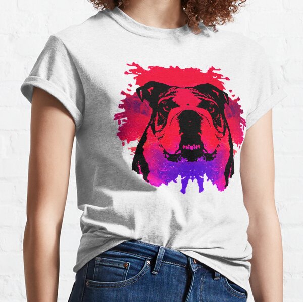 Colorful Artistic Dog Classic T-Shirt