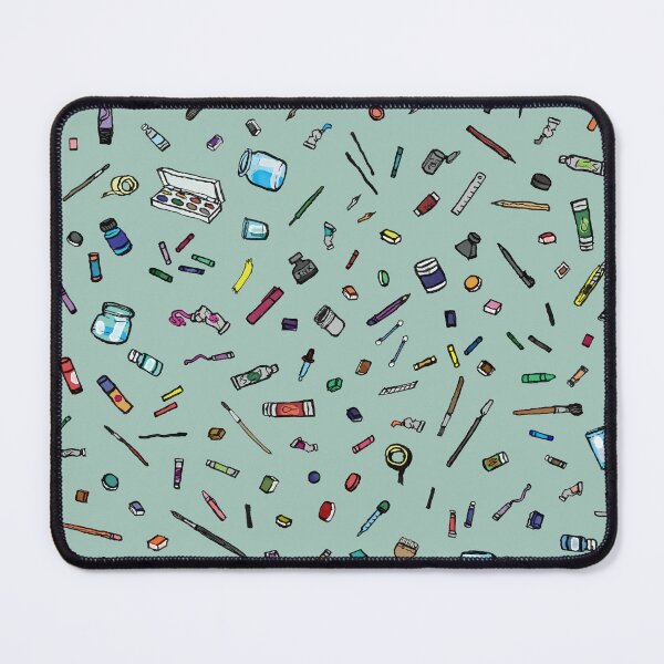 Item preview, Tiny Art Supplies (Colour on Sage) designed and sold by Danelle Malan.