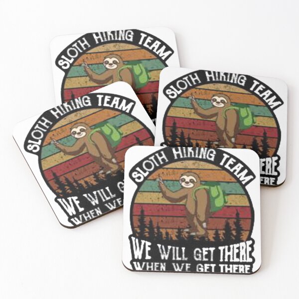 Item preview, SLOTH HIKING TEAM WE WILL GET THERE designed and sold by Marakstore.