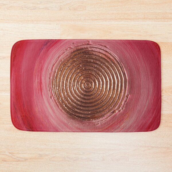 Item preview, Red sunrise Sun abstract painting by Ksavera designed and sold by KsaveraArt.