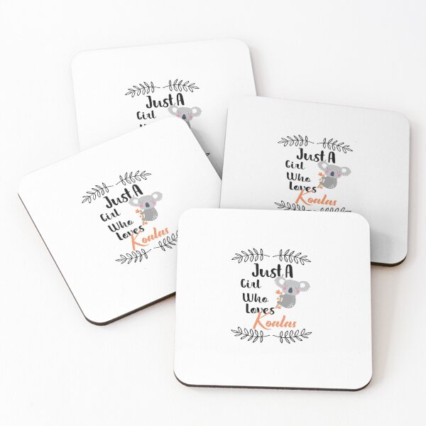 Item preview, Just A Girl Who Loves Koalas designed and sold by Marouane TM.