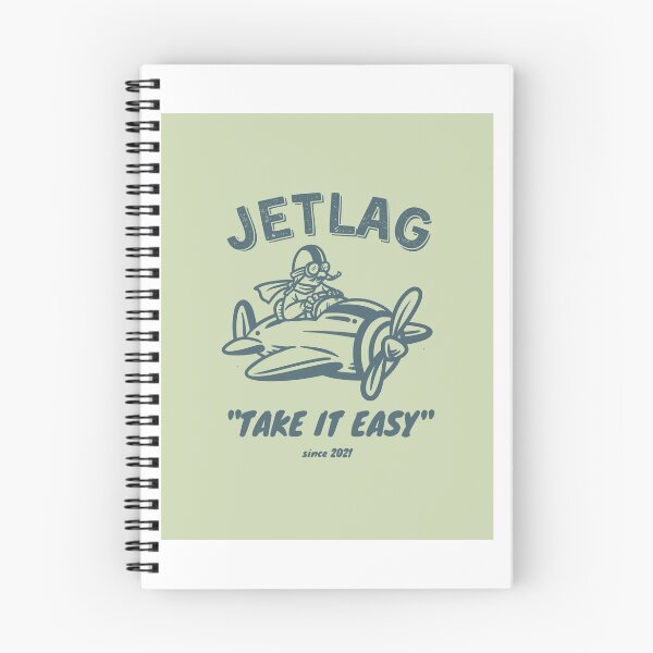 Item preview, T shirt design, JETLAG Take It Easy designed and sold by DinoCook.