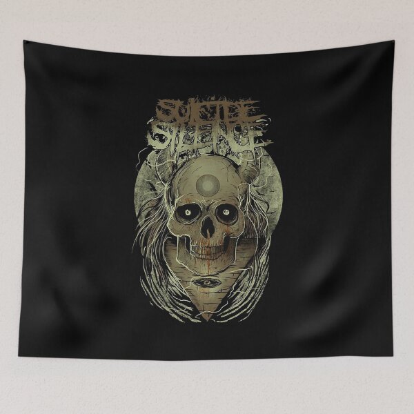 Item preview, Graphic Head Retro Skull Suicide Metal Art designed and sold by Joseph Towett.