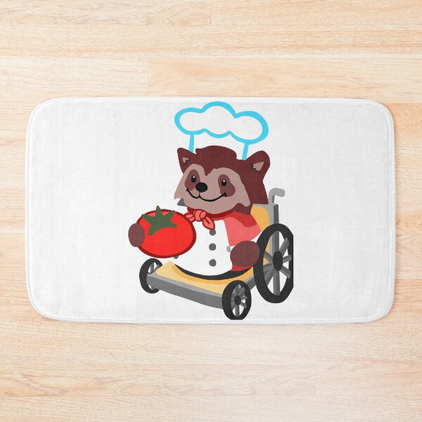 Item preview, Cooking With Teammates Is Very Fun Overcooked Game  Wheelchair Raccoon Chef Rave Acid designed and sold by FolgeOvercooked.