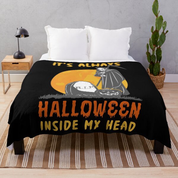 Item preview, It's Always Halloween Inside My Head designed and sold by Fabvity.