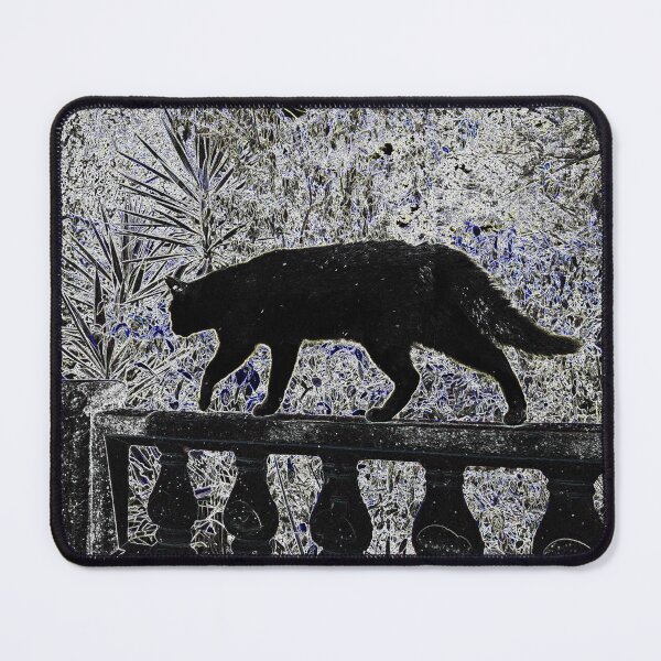 Item preview, Black Cat Dark Night Garden Walk  designed and sold by SpiritGifts.